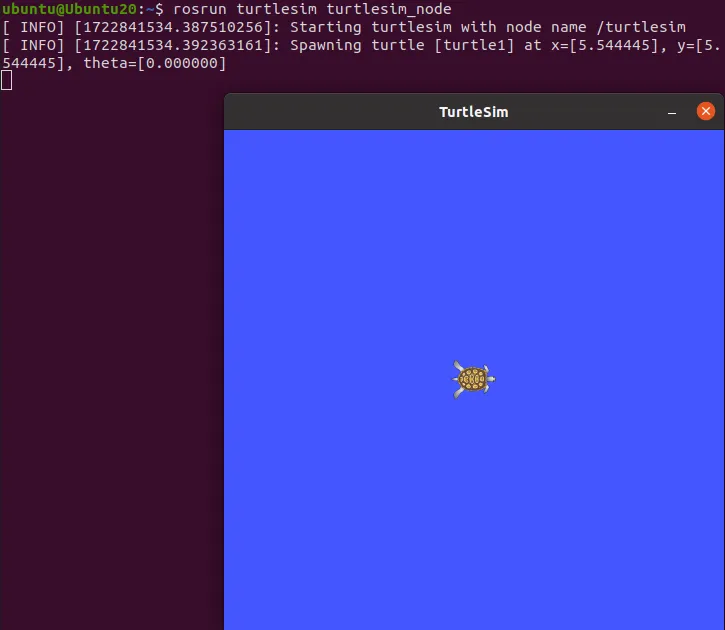 rosrun turtlesim_node output