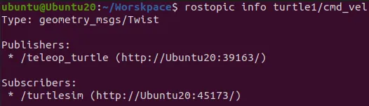 rostopic info output